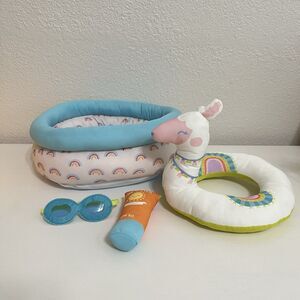 Manhattan Toy Company Baby Stella Collection Pool Party 4 Piece Accessory Set